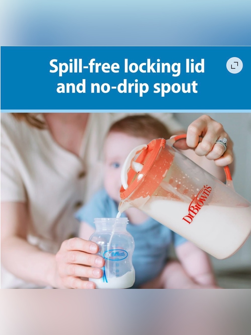3 Playtex Baby Bottles with Drop-In Liners + Dr. Brown’s Formula Mixing Pitcher - Picture 12 of 14